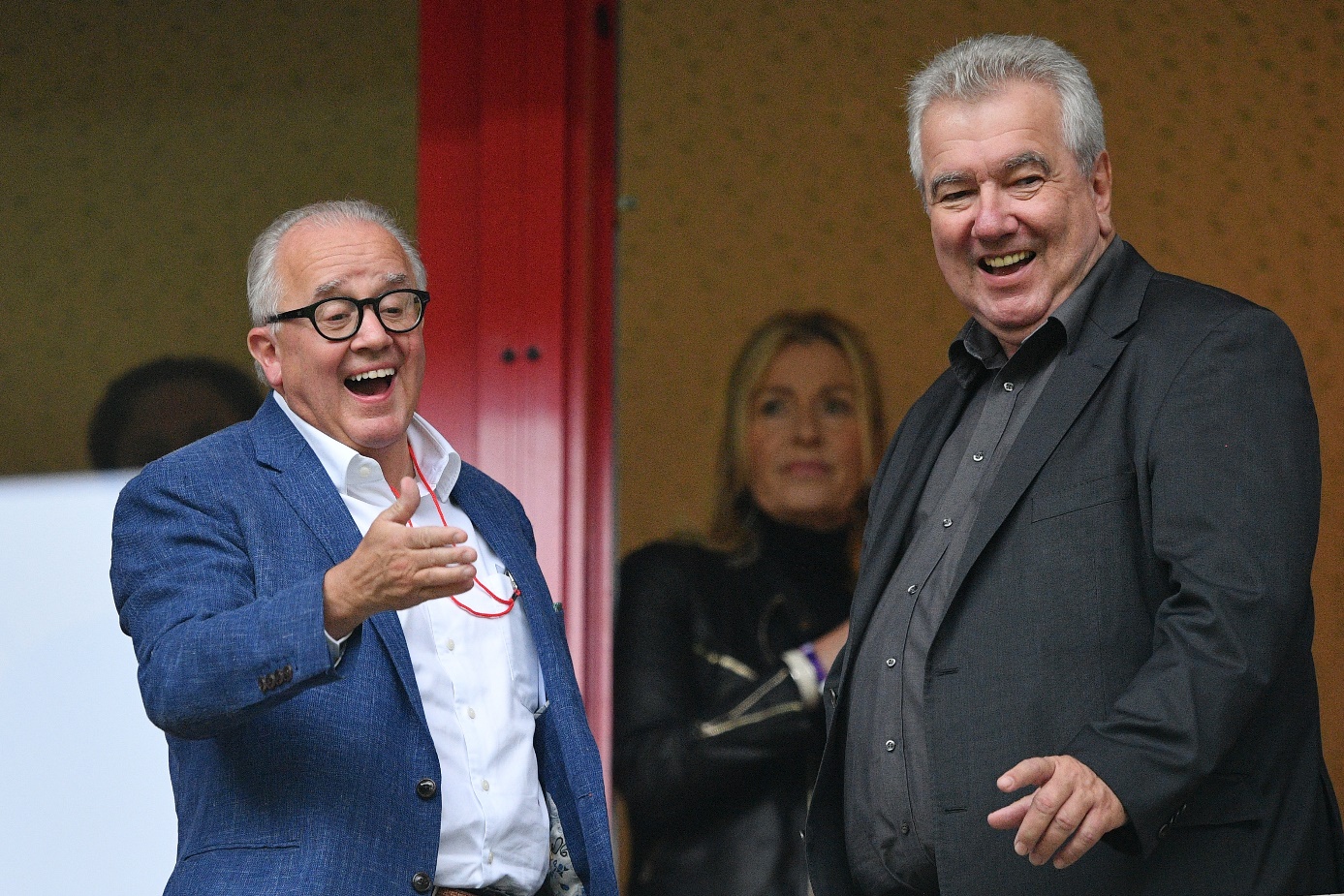 Fritz Keller (l.) mit DFB Vize-Präsident Peter Frymuth (r.). Fritz Keller ist der 13. DFB-Präsident. Foto: Imago Images